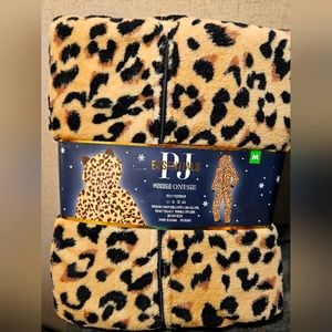 Cheetah Hoodie Pajamas